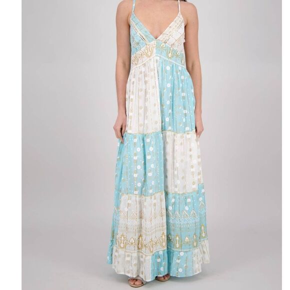 Ananta Patchwork Beatfull Dress 24731 S/M (H) - Picture 3 of 10